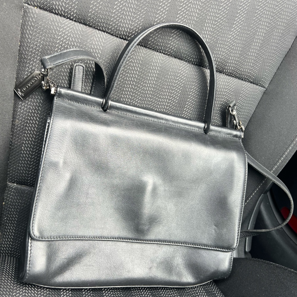 Black coach purse